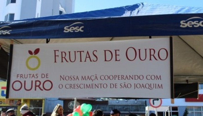 Frutas de Ouro celebra o Dia Internacional do Cooperativismo com diversas ações no centro de São Joaquim